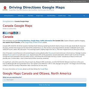 Driving Directions & Google Maps